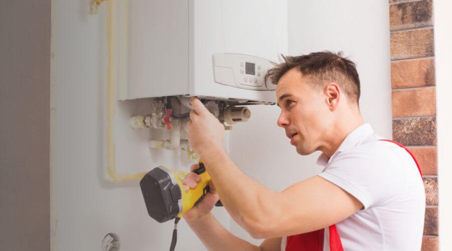 Local tankless water heater installation in Burnettsville, IN